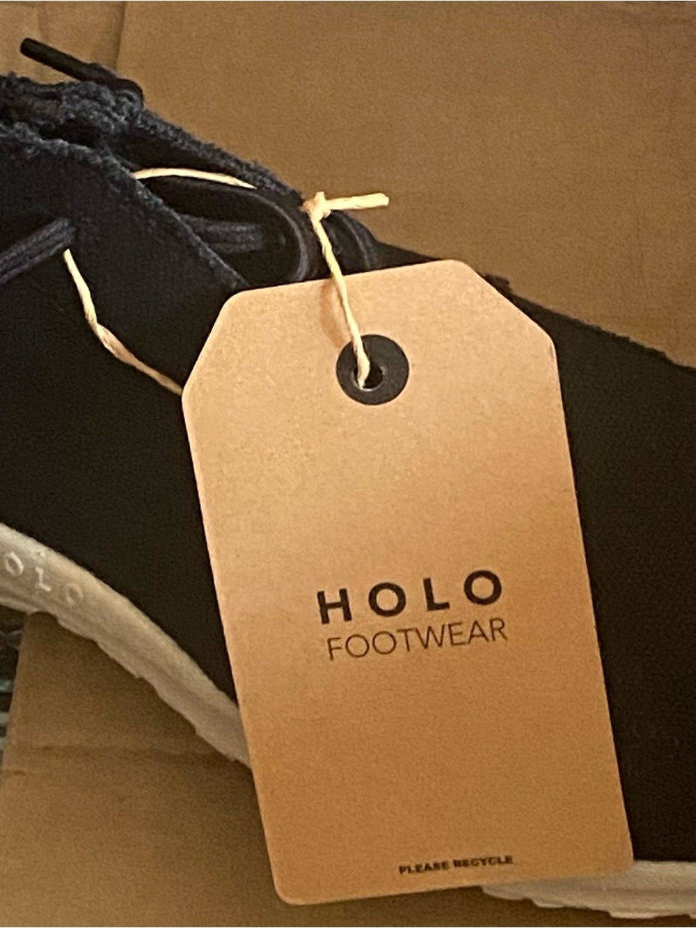 HOLO Footwear Women's Navy Knit Sneaker
